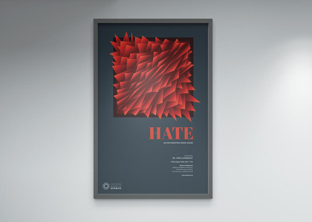 Hate poster for lecture series