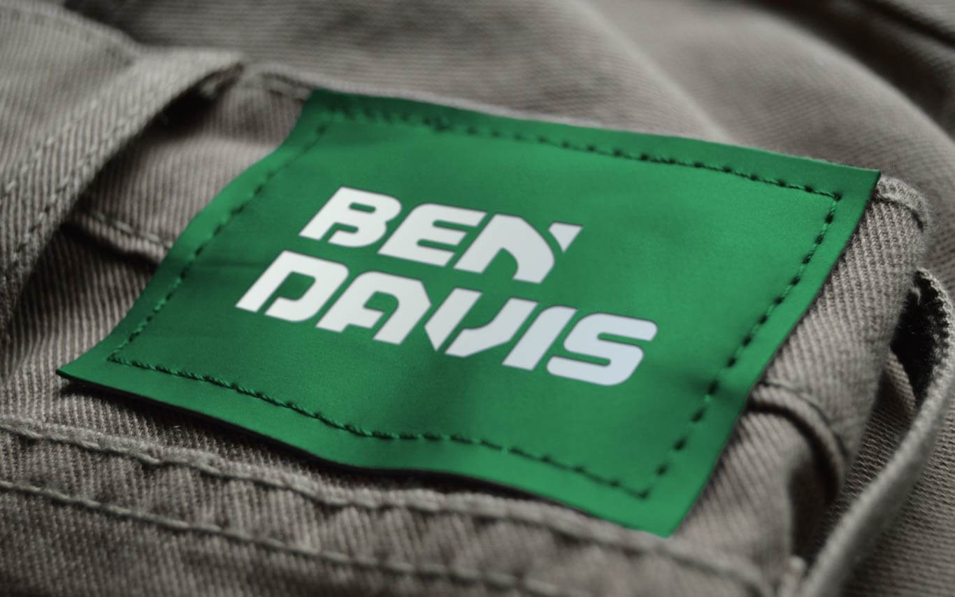Ben Davis Label on Pants